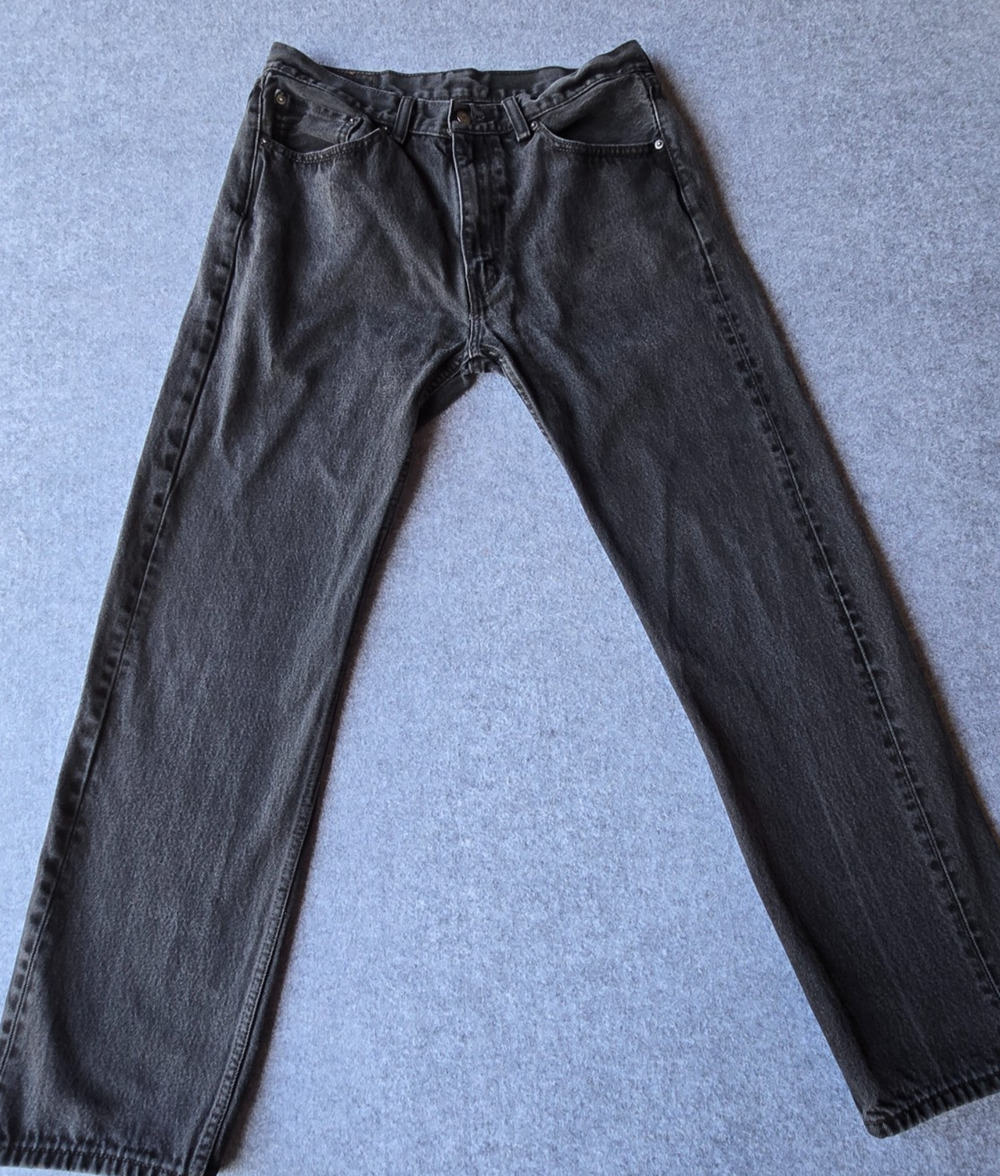 Levi's Men's 505 Jeans Charcoal Wash Straight Leg Med Rise 33x31